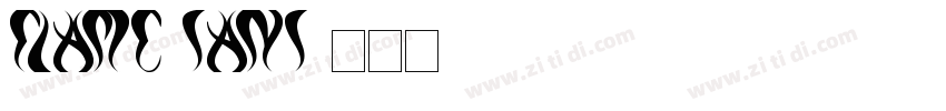 Flame Sans字体转换